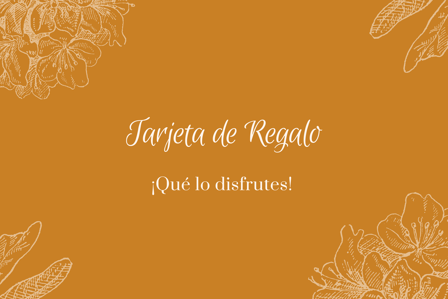 TARJETA DE REGALO